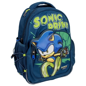 backpack school medium 38 cm sonic prime σε προσφορά