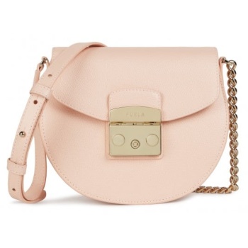 furla handbag - metropolis mini crossbody round - ares pink σε προσφορά