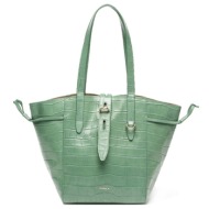 handbag - furla net m tote green