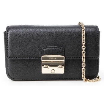 furla handbag - metropolis mini crossbody black σε προσφορά