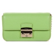 furla handbag - metropolis mini crossbody green