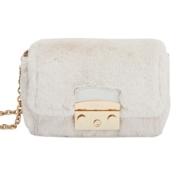 furla handbag - metropolis mini crossbody white σε προσφορά