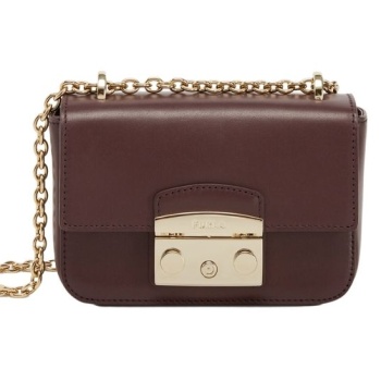 furla handbag - metropolis mini crossbody purple σε προσφορά