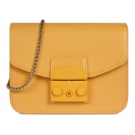 furla handbag - metropolis mini crossbody yellow