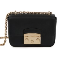 furla handbag - metropolis mini crossbody black