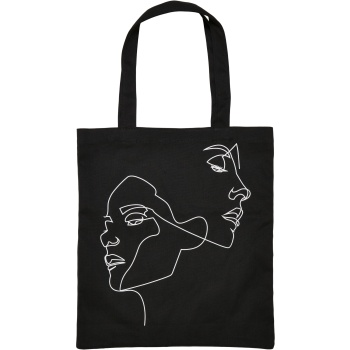 black canvas bag one line σε προσφορά