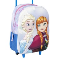 kids backpack trolley 3d frozen