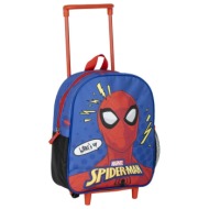 kids backpack trolley school spiderman