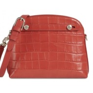 furla handbag - piper mini crossbody red