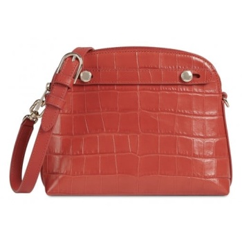 furla handbag - piper mini crossbody red