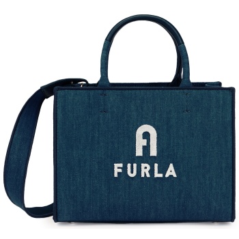 handbag - furla opportunity s tote blue σε προσφορά