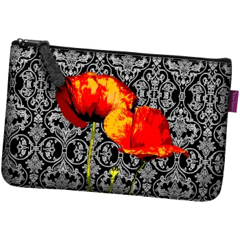 bertoni unisex`s pocket cosmetic bag poppies σε προσφορά