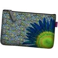 bertoni unisex`s pocket cosmetic bag blue flower