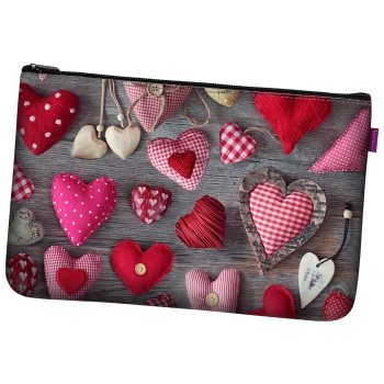 bertoni unisex`s pocket cosmetic bag valentine hearts σε προσφορά