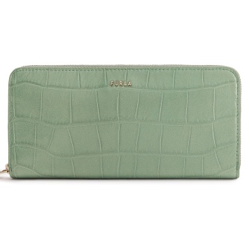 wallet - furla babylon xl zip around sl green σε προσφορά