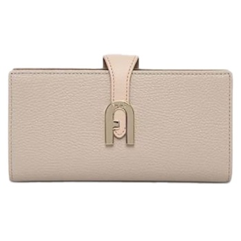 wallet - furla sofia grainy continental wallet beige σε προσφορά