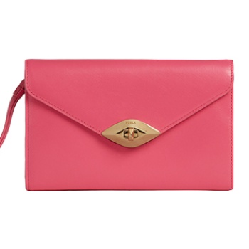 handbag - furla eye l chain wallet pink σε προσφορά