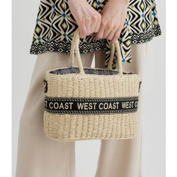 defacto women`s large straw crossbody bag σε προσφορά