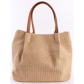 capone outfitters felicia straw women`s bag σε προσφορά