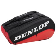 dunlop cx performance 8r black/red racquet bag