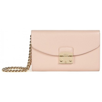 furla handbag - metropolis envelope - ares pink σε προσφορά