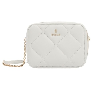 handbag - furla camelia mini camera case white σε προσφορά