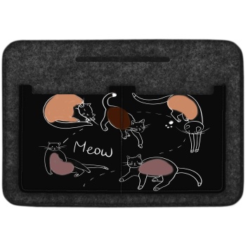 bertoni unisex`s felt bag organiser cat game σε προσφορά