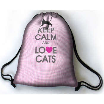 bertoni unisex`s backpack love cats σε προσφορά