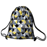 bertoni unisex`s backpack mellange yellow