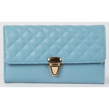 defacto women`s quilted faux leather wallet σε προσφορά