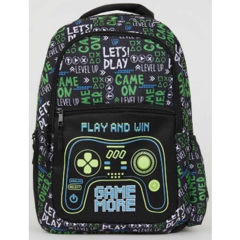 defacto boy patterned school bag σε προσφορά