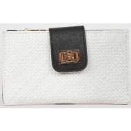 defacto women`s faux leather wallet