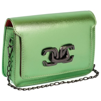 capone outfitters zaratogo women`s metallic pistachio bag σε προσφορά