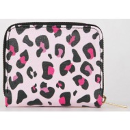 defacto women`s leopard patterned faux leather wallet