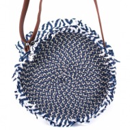 art of polo woman`s bag tr19435 white/navy blue