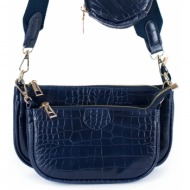 art of polo woman`s bag tr20221 navy blue