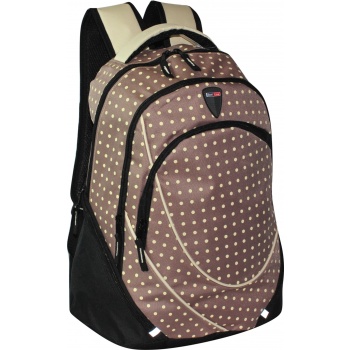 semiline woman`s backpack 4663-3 multicolour