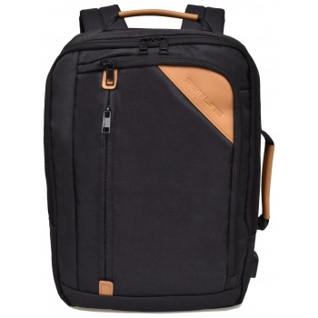semiline unisex`s laptop backpack with usb port l2008 σε προσφορά