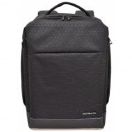 semiline unisex`s laptop backpack with usb port p8005