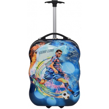 semiline kids`s suitcase t5463-7 multicolour σε προσφορά