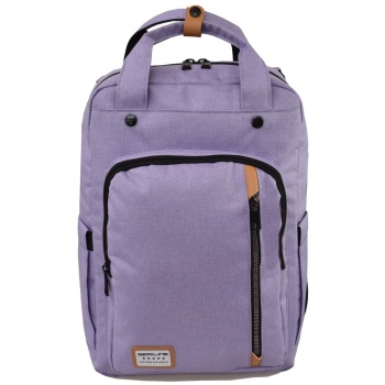 semiline woman`s laptop backpack l2005-9 violet σε προσφορά