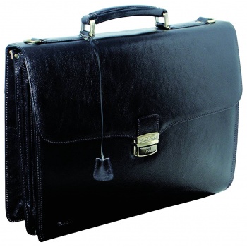 cardinal man`s leather briefcase c811