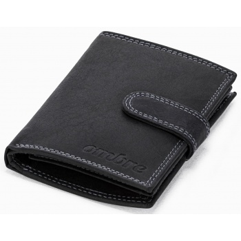 ombre clothing men`s leather wallet a345