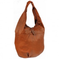 look made with love woman`s handbag 519 ginger camel