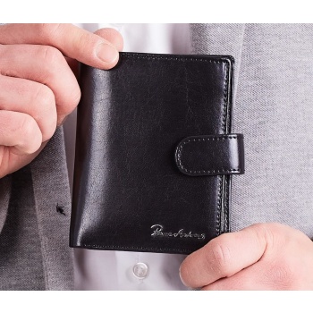 black men´s leather wallet