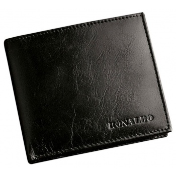men´s horizontal open wallet black