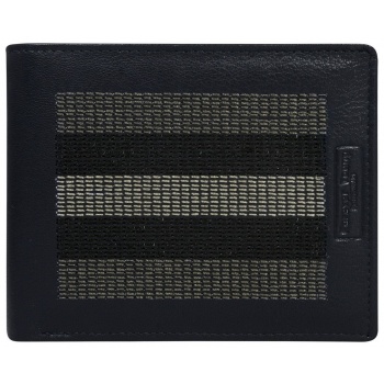men´s dark blue wallet with horizontal gray stitching σε προσφορά