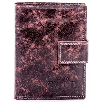 men´s black leather wallet with a clasp