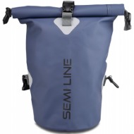 semiline unisex`s bag a3022-2 navy blue