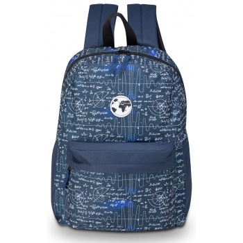 semiline unisex`s backpack j4686-2 navy blue σε προσφορά